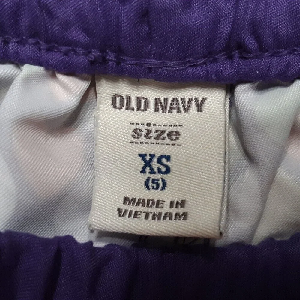 Old Navy Shorts Girls 5 Blue Purple Skort Duck Head Jeans Stretch Lot of 4‎